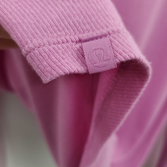 Lululemon Hold Tight Long-Sleeve Shirt M Velvet Dust Pink - Picture 14 of 15